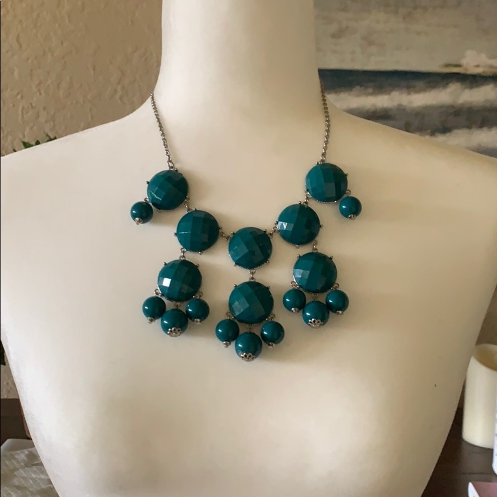 Bubble turquoise necklace